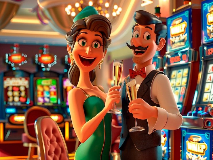 Antarmuka Hip Hop Panda di seroja88 Hip Hop Panda permainan slot dengan tema musik